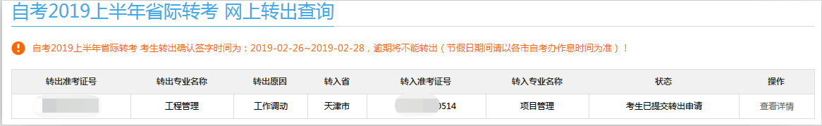 自考轉(zhuǎn)考受理圖